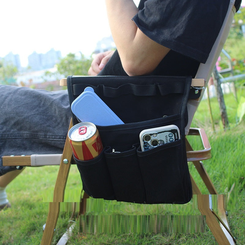Outdoor Camping Armrest Side Hanging Multifunctional Storage Bag