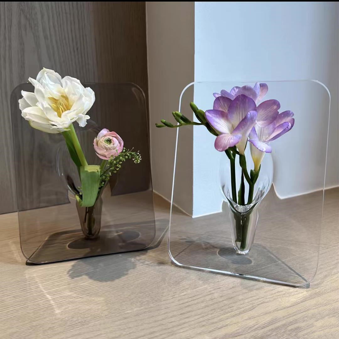 Photo Frame Acrylic Vase