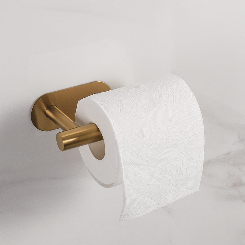 Stainless Steel Toilet Paper Holder Punch-free Kitchen Bathroom Roll Stand