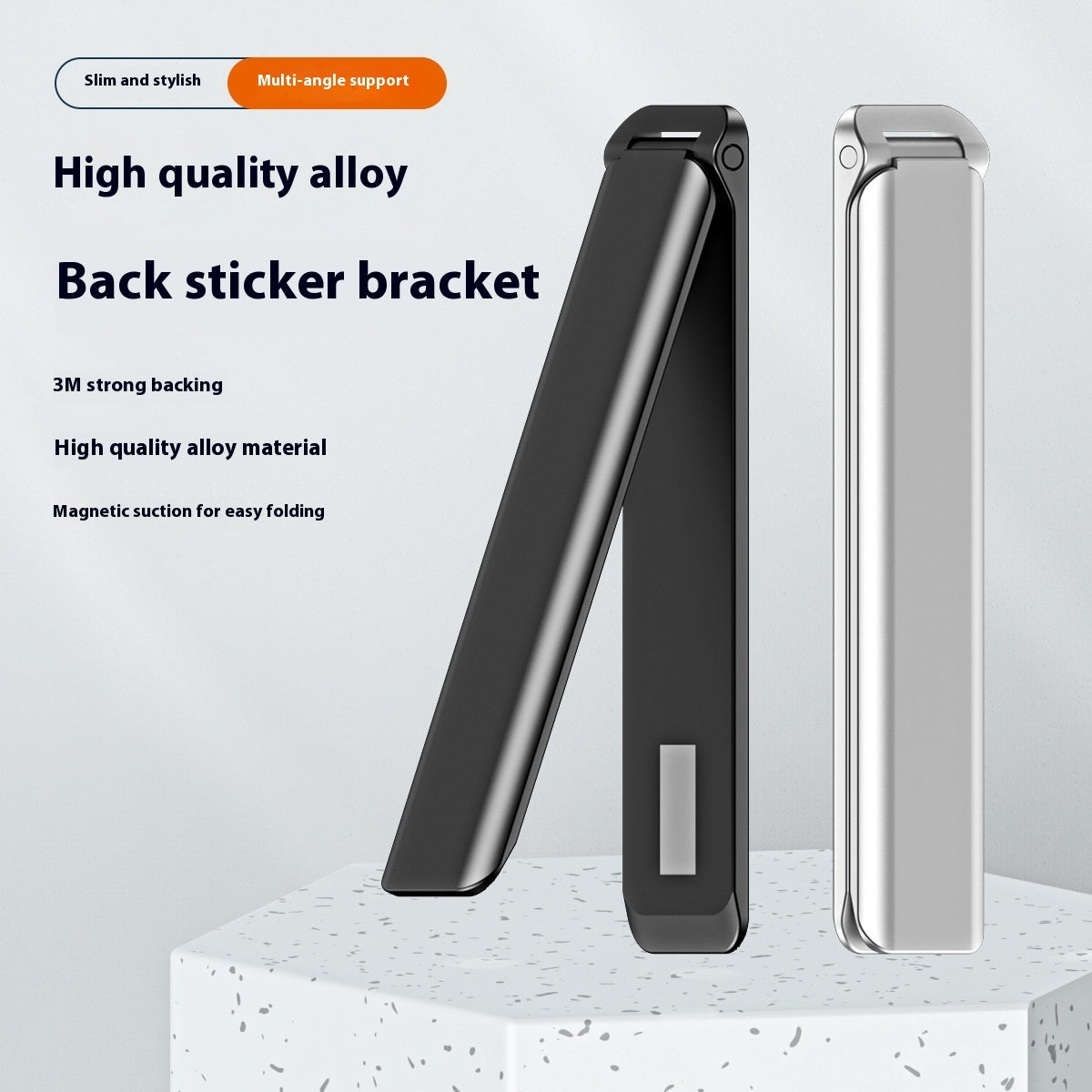Multifunctional Card Type Magnetic Flip Cover Mobile Phone Stand