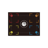 Basketball Training Mat Indoor Step Positioning Step Point Control Ball Step Mat Indoor Ball Control Training Dribbling Drill Thickening