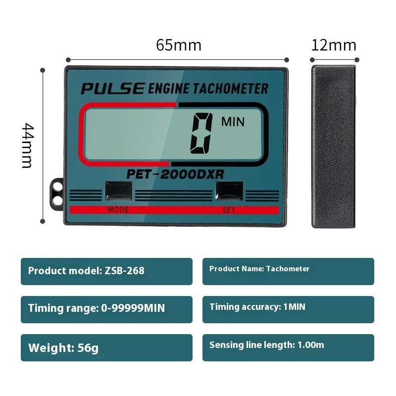 Digital Pulse Velocity Metre Timer
