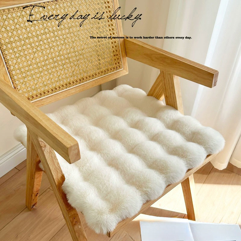 Warm Soft Plush Chair Cushion