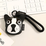Cartoon Cute Leather Puppy Keychain