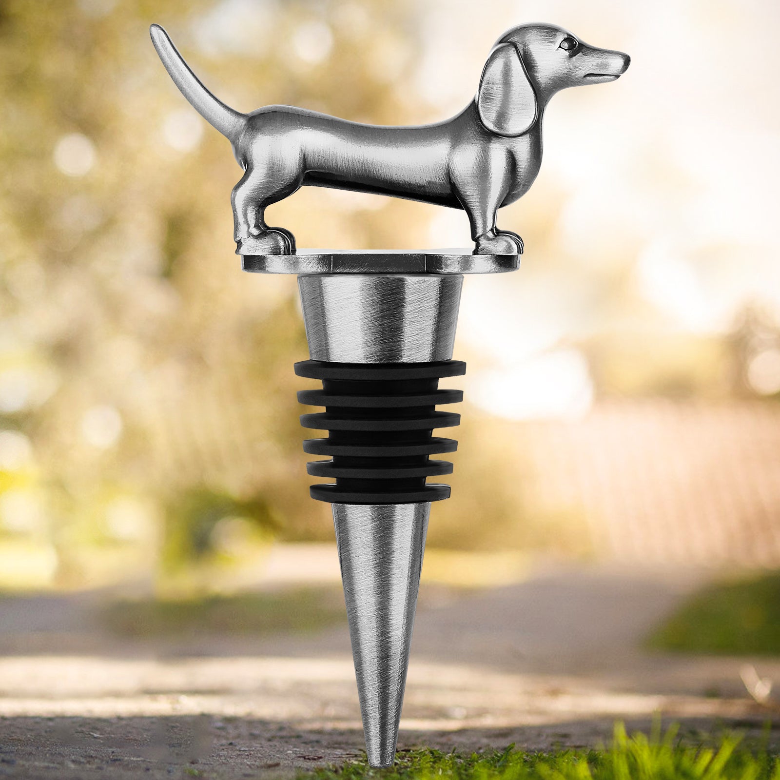 Dachshund-shaped Wine Stopper