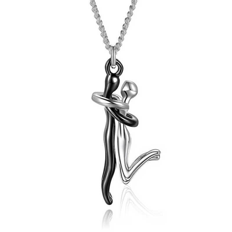 Love Hug Couple Necklace