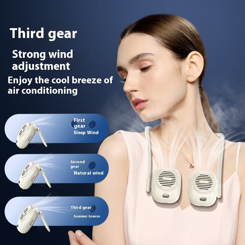 Mini Neck-Hanging Folding Fan