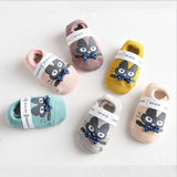 Terry-loop Hosiery Children's Foot Sock Cartoon Cute