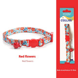 Woven Collar Bell Anti-suffocation Comfortable Safety Buckle Pet Decoration