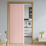 Household Solid Color Folding Partition Door Curtain