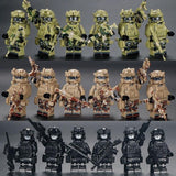 Military Building Blocks Doll Assembled Desert Special Forces