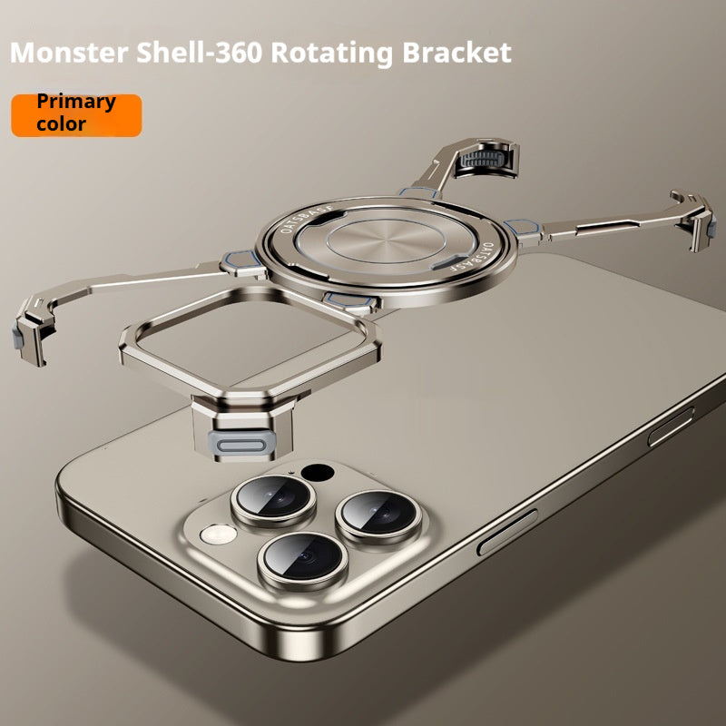 Magic Claw Shell Metal Phone Case Magnetic Suction Rotating Bracket Protective Sleeve