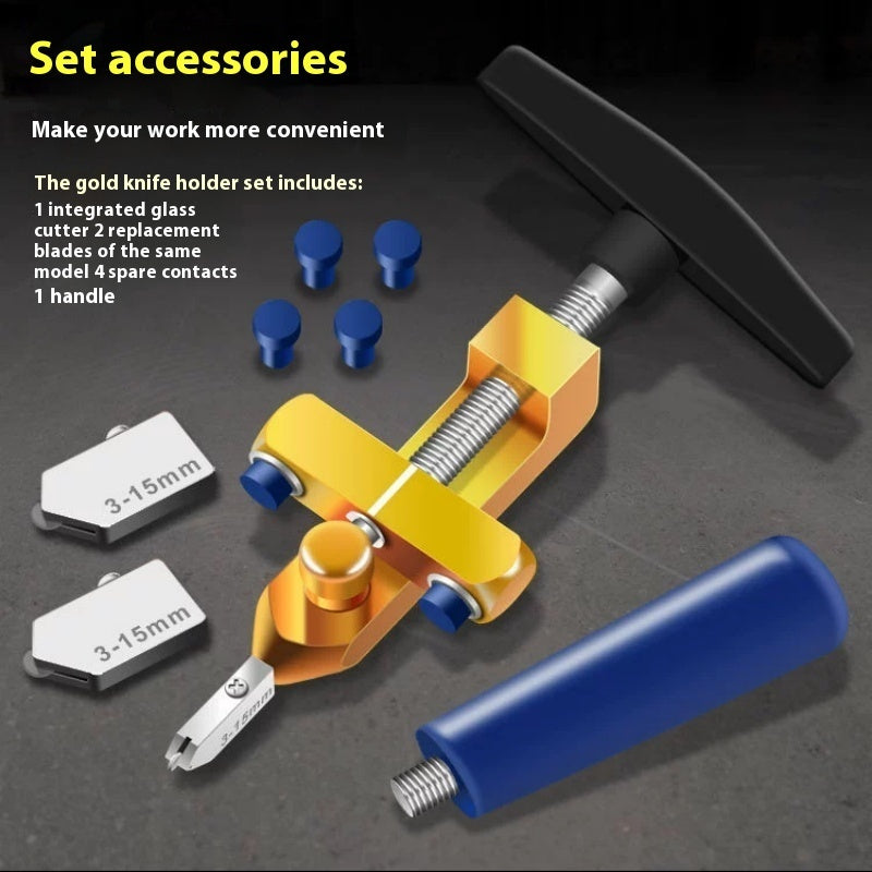 Ceramic Tile Opener Integrated Glass Cutter Suit