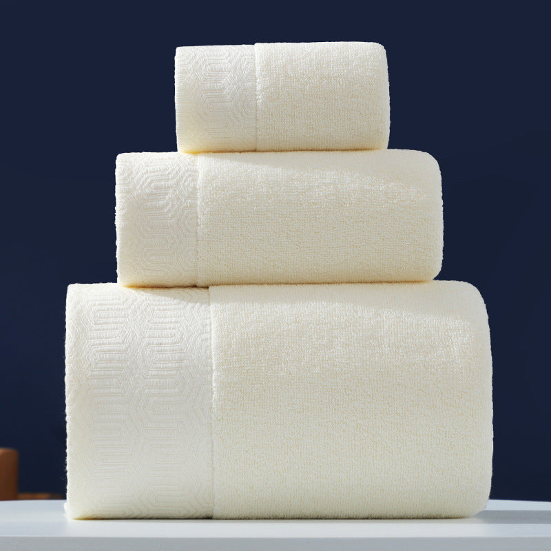 Pure Cotton Towels Three-piece