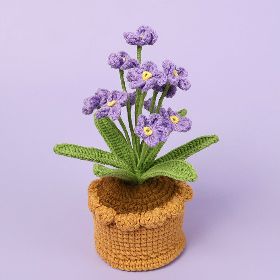 Handmade Wool Knitted Flower Pot