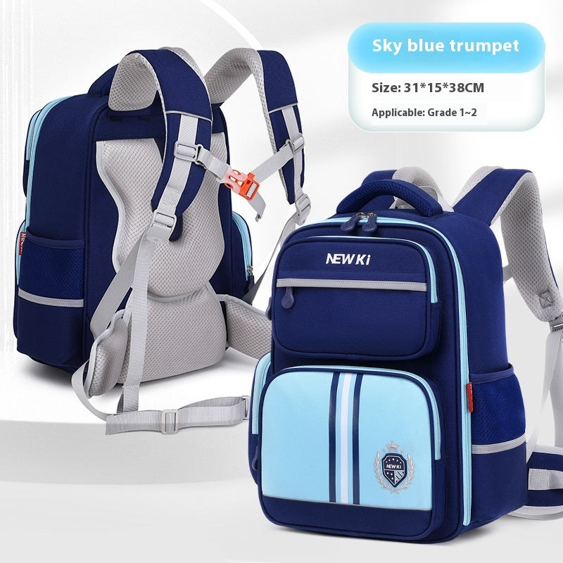 School Student Schoolbag Children's Waterproof Backpack Wear-resistant Men And Women
