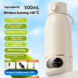 Integrated Insulation Intelligent Portable Electric Kettle