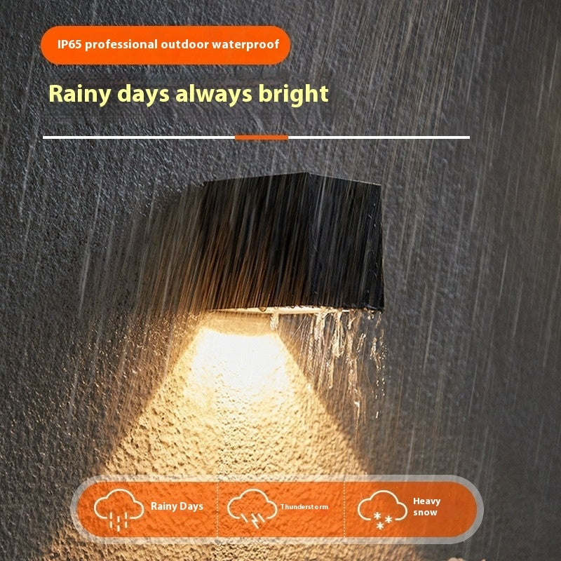 Solar Outdoor Landscape Waterproof Wall Lamp