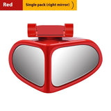 Car Front And Back Wheels Blind Area Rearview Mirror 360 Degree Reflector