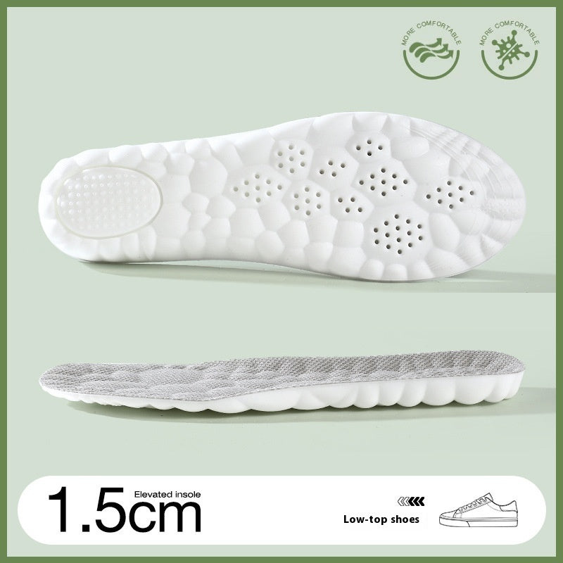 Height Increasing Insole High Elastic Shockproof Breathable Sweat Absorbing