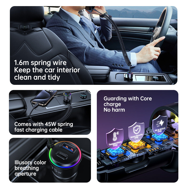 Car Super Charger Comes With Spring Wire
