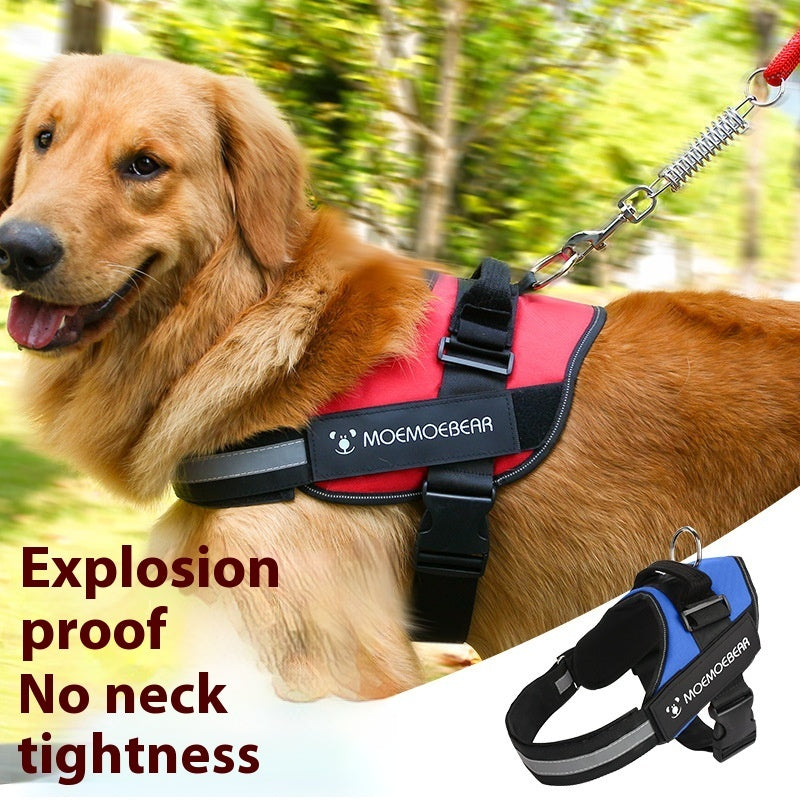 Pet Dog Outing Chest Strap Oxford Cloth