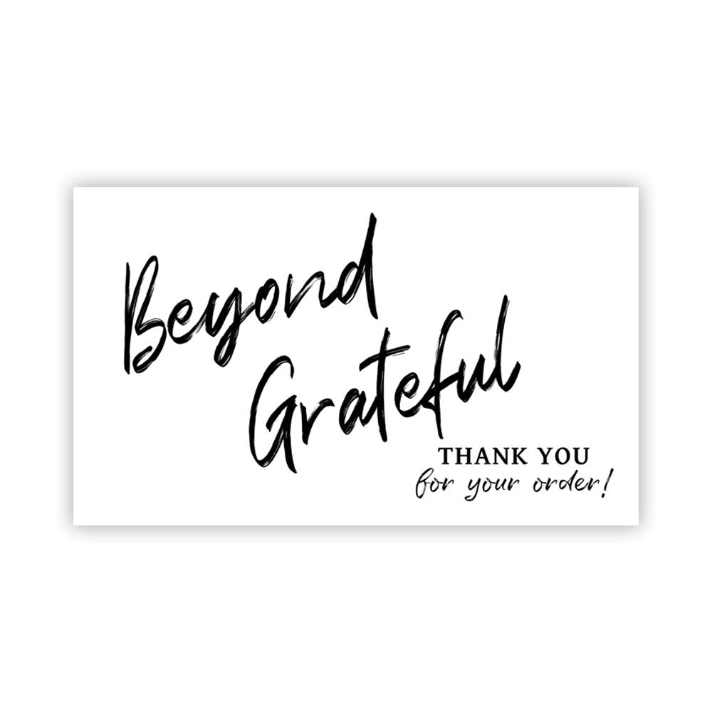 Thank You Card Coated Paper Card