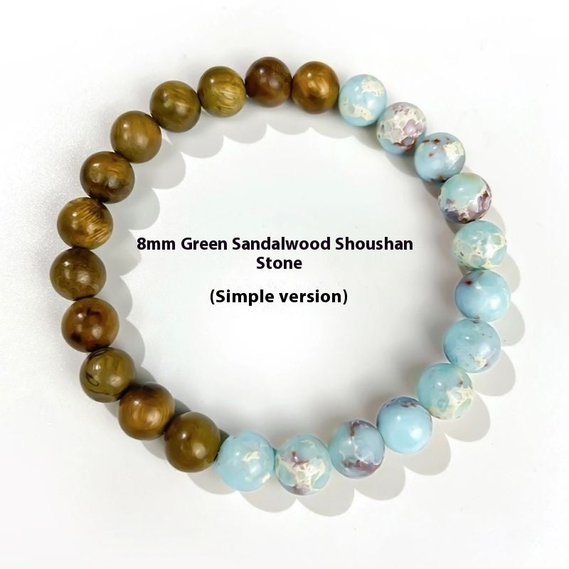 Temple Shoushan Stone Beaded Bracelet