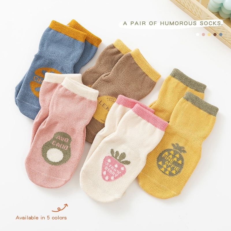New Spring Combed Cotton Cute Cartoon Dispensing Room Socks