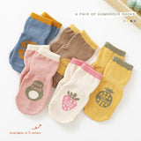 New Spring Combed Cotton Cute Cartoon Dispensing Room Socks