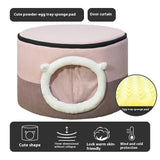 Winter Warm Cat House Cat Nest Closed