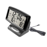 Vehicle Mounted Electronic Dual Thermometer For Both Inside And Outside