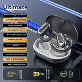 Wireless Bluetooth Headset Digital Display Screen Noise Reduction Sports Ear Hook