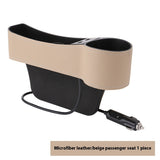 Car Seat Gap Storage Box Multi-function Dual USB Car