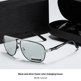 Men's New Day And Night Dual-Use Discolored Sunglasses