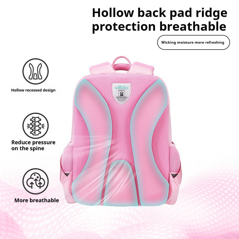 Girls And Boys Children's Schoolbag For Grade 1-3 Large Capacity