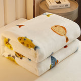 Milk Velvet Blanket Quilt Thickened Winter Coral Flannel