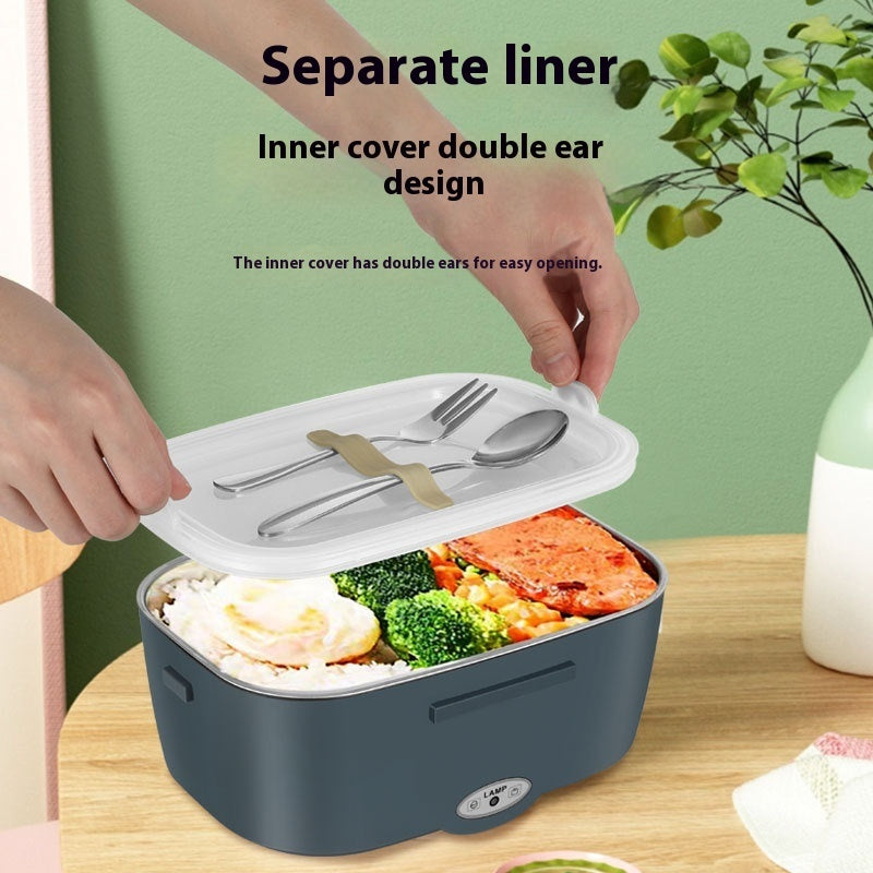 Electric Lunch Box No Water Injection Portable Heating Lunch Box