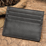 First Layer Cowhide Card Holder Fashion Simple Card Holder