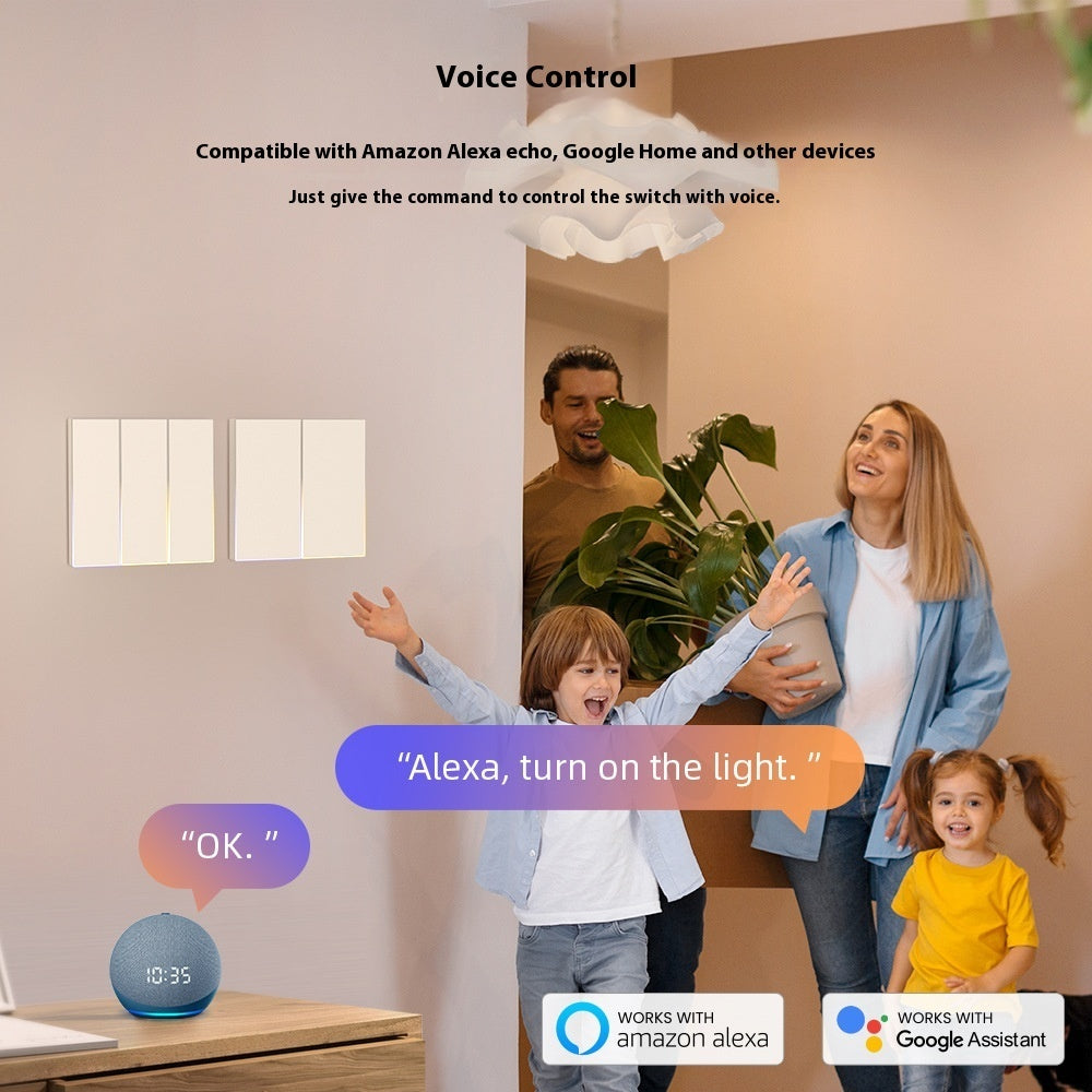 Simple Home Graffiti Smart Wif Button