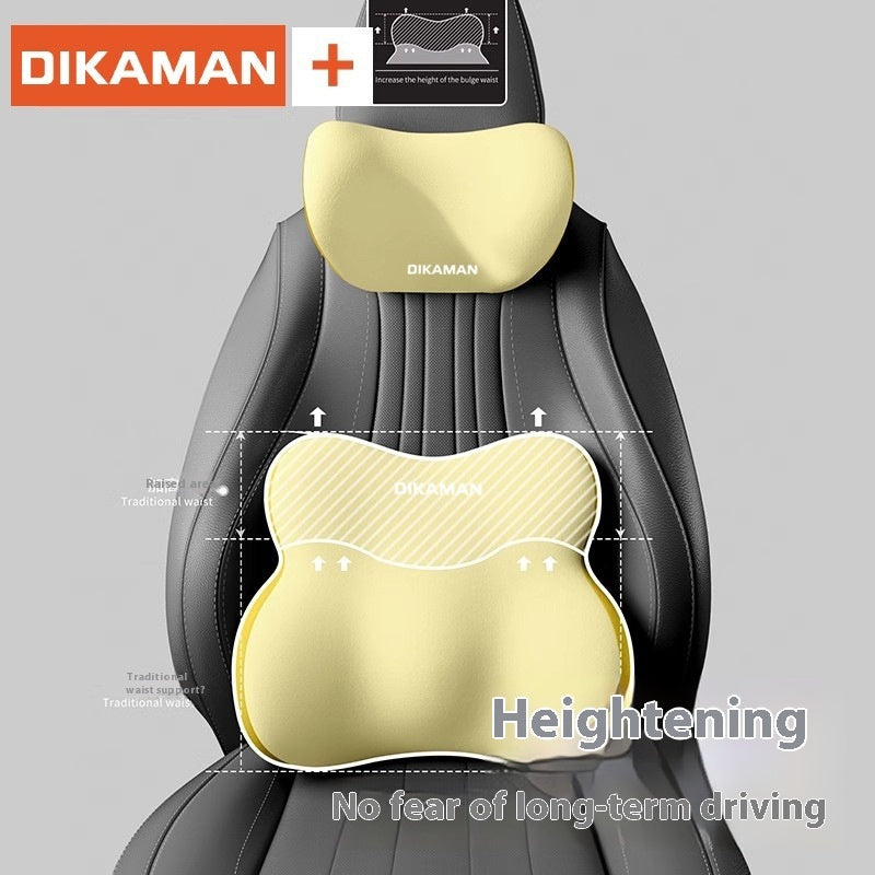 Automotive Headrest Lumbar Support Pillow Suit Girls Color